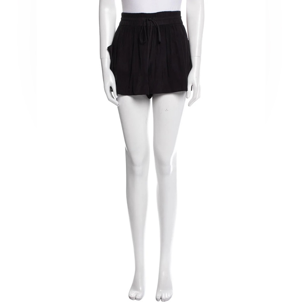 RAMY BROOK black flowy mini shorts